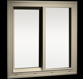 Warren Thermal Break Aluminum Double Glass Sliding Window Stainless Steel Horizontal Modern Aluminum Alloy Villa